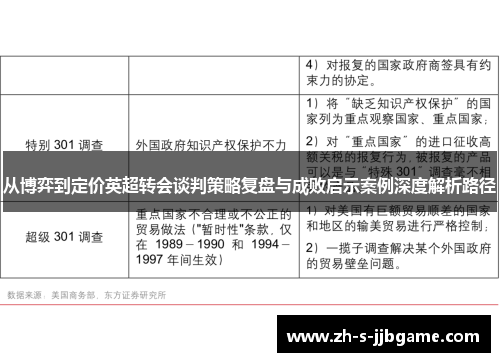 从博弈到定价英超转会谈判策略复盘与成败启示案例深度解析路径